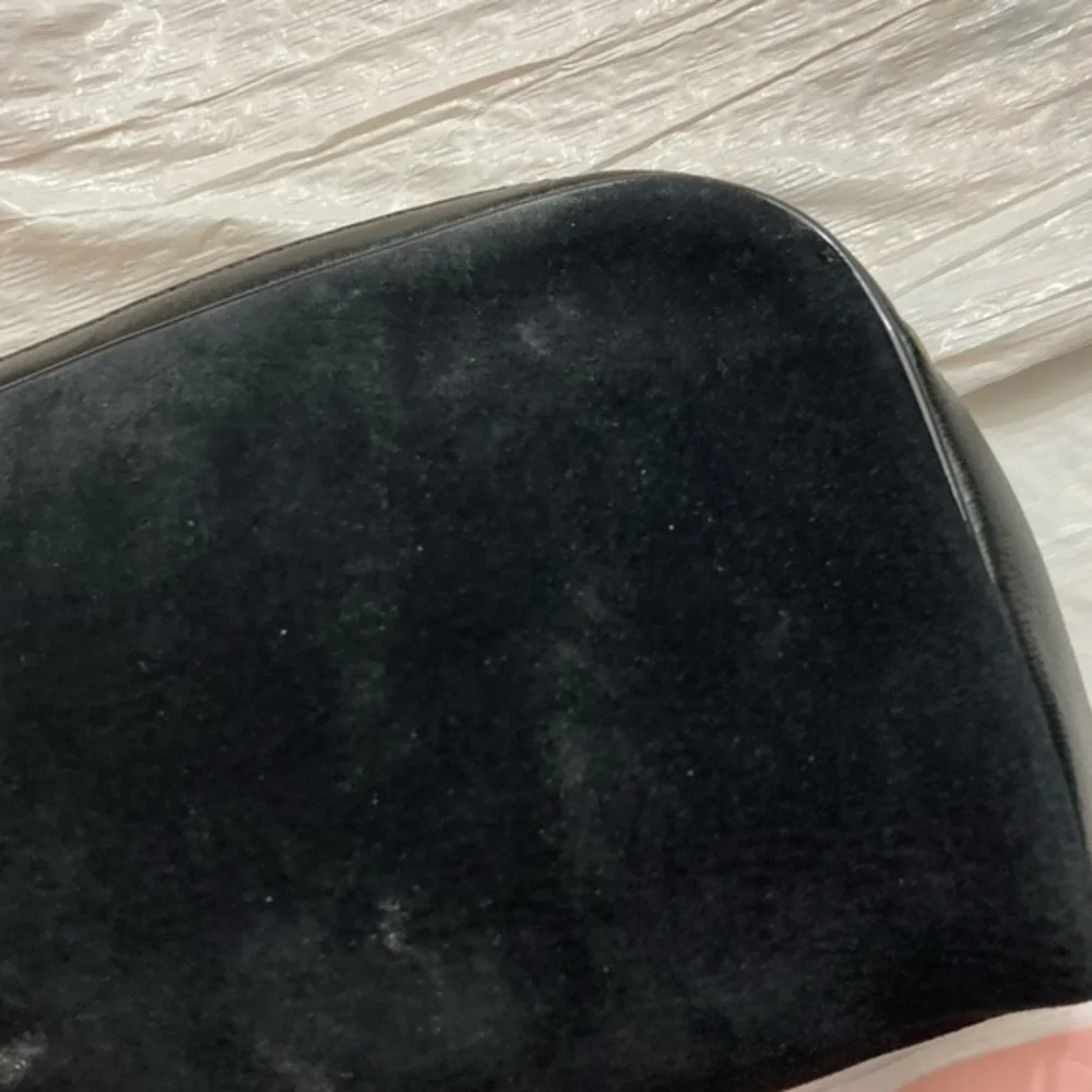 Givenchy vintage black suede leather clutch bag rare